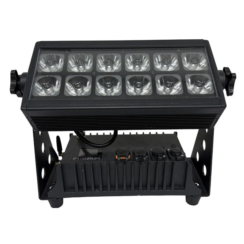 12x20w RGBWA+UV 6IN1 LED Wireless Battery flood light IP65