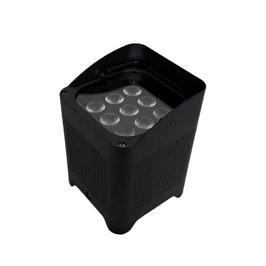 9x18w RGBWAUV 6in1 Led wifi Battery Up Par Light