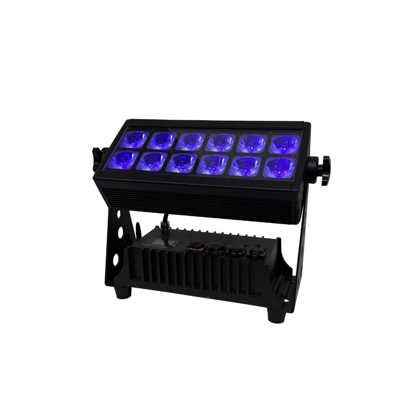 12x20w RGBWA+UV 6IN1 LED Wireless Battery flood light IP65