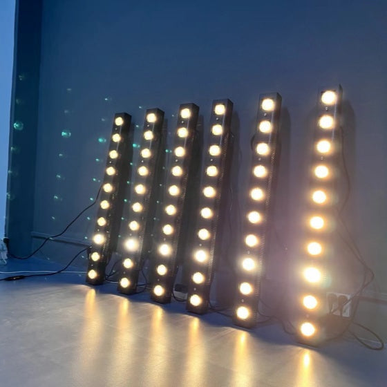 Showtec 10x50W Sun strip Blinder Aluminum Body Audience Strip Light Flash