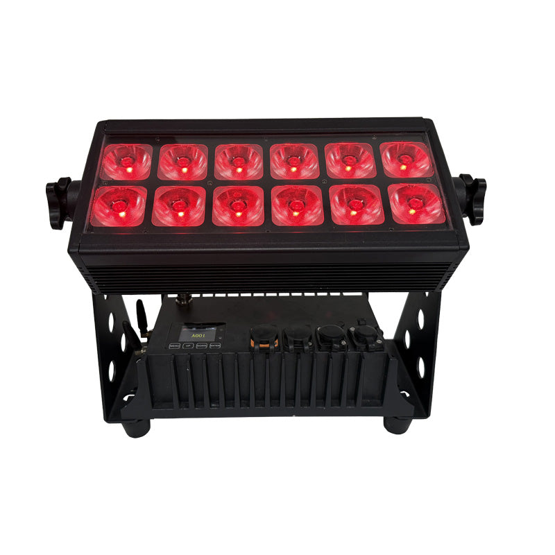 12x20w RGBWA+UV 6IN1 LED Wireless Battery flood light IP65