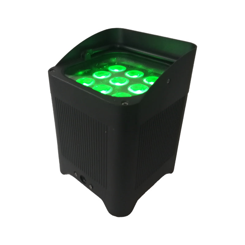 9x18w RGBWAUV 6in1 Led wifi Battery Up Par Light