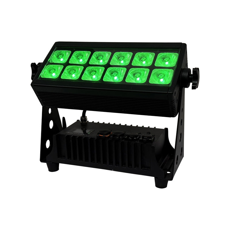 12x20w RGBWA+UV 6IN1 LED Wireless Battery flood light IP65